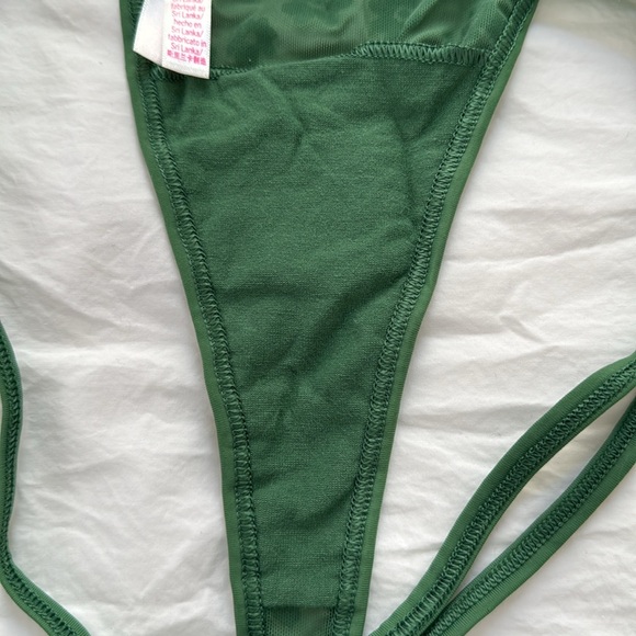 Victoria’s Secret Pink strappy mesh thong with floral detail Size XL. Excellent. - Picture 6 of 6